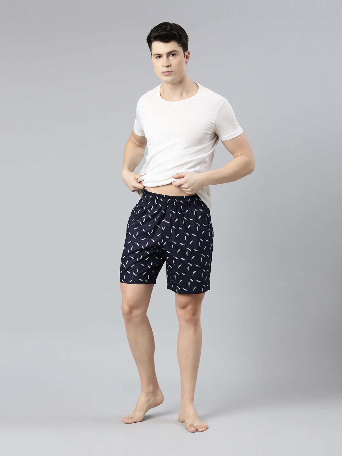 FASO Men’s Cotton Printed Shorts