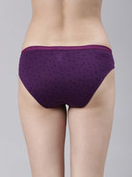 Faso Women's Cotton Outer Elastic Bikini (Pack of 2)