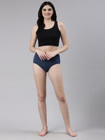 Faso Women's Premium Micro Modal Illusion Printer Hipster