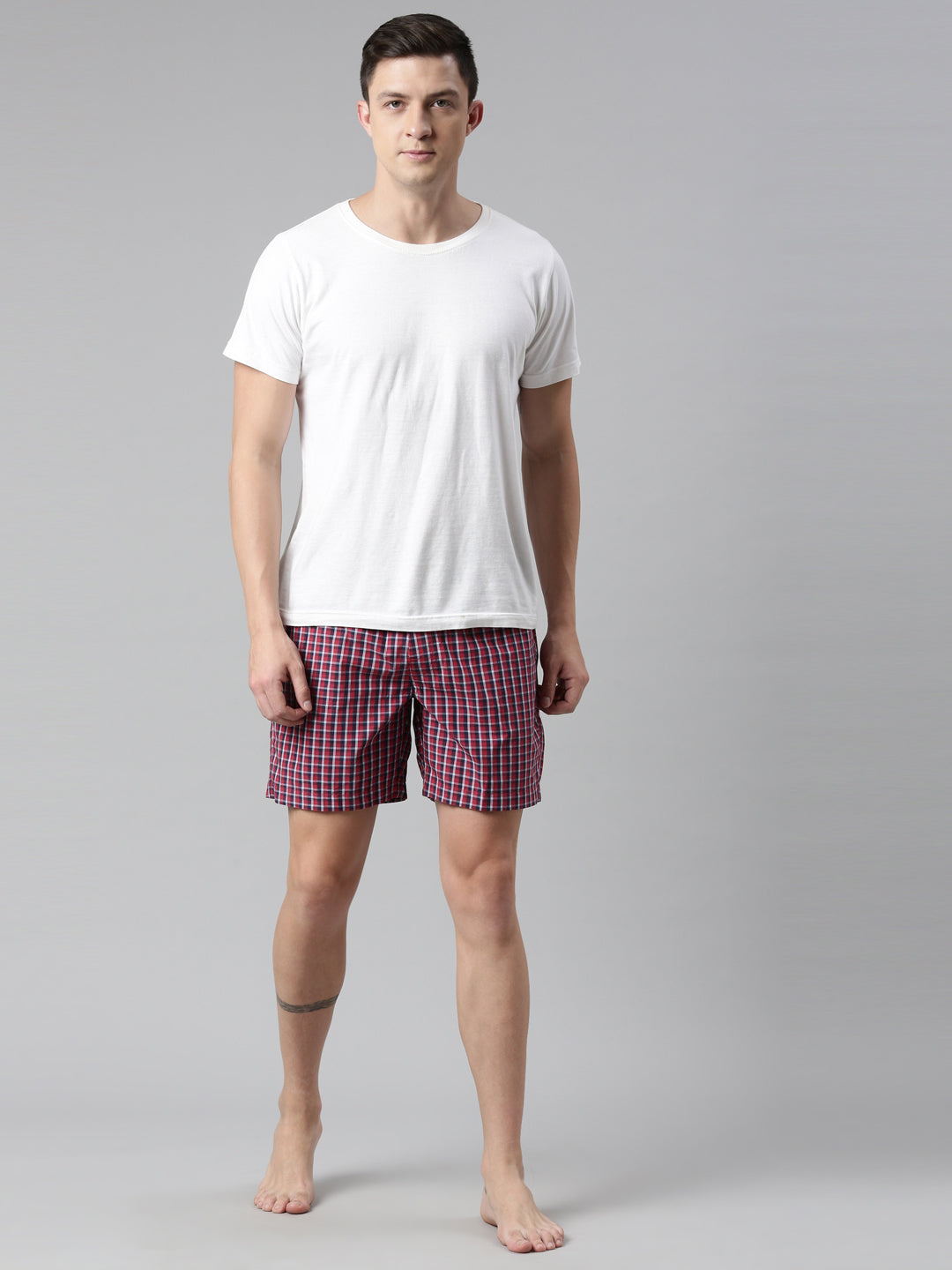 Faso Men's Cotton Printed Woven Boxer Shorts