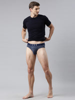 Faso Men's Printed Cotton Stretchable Brief