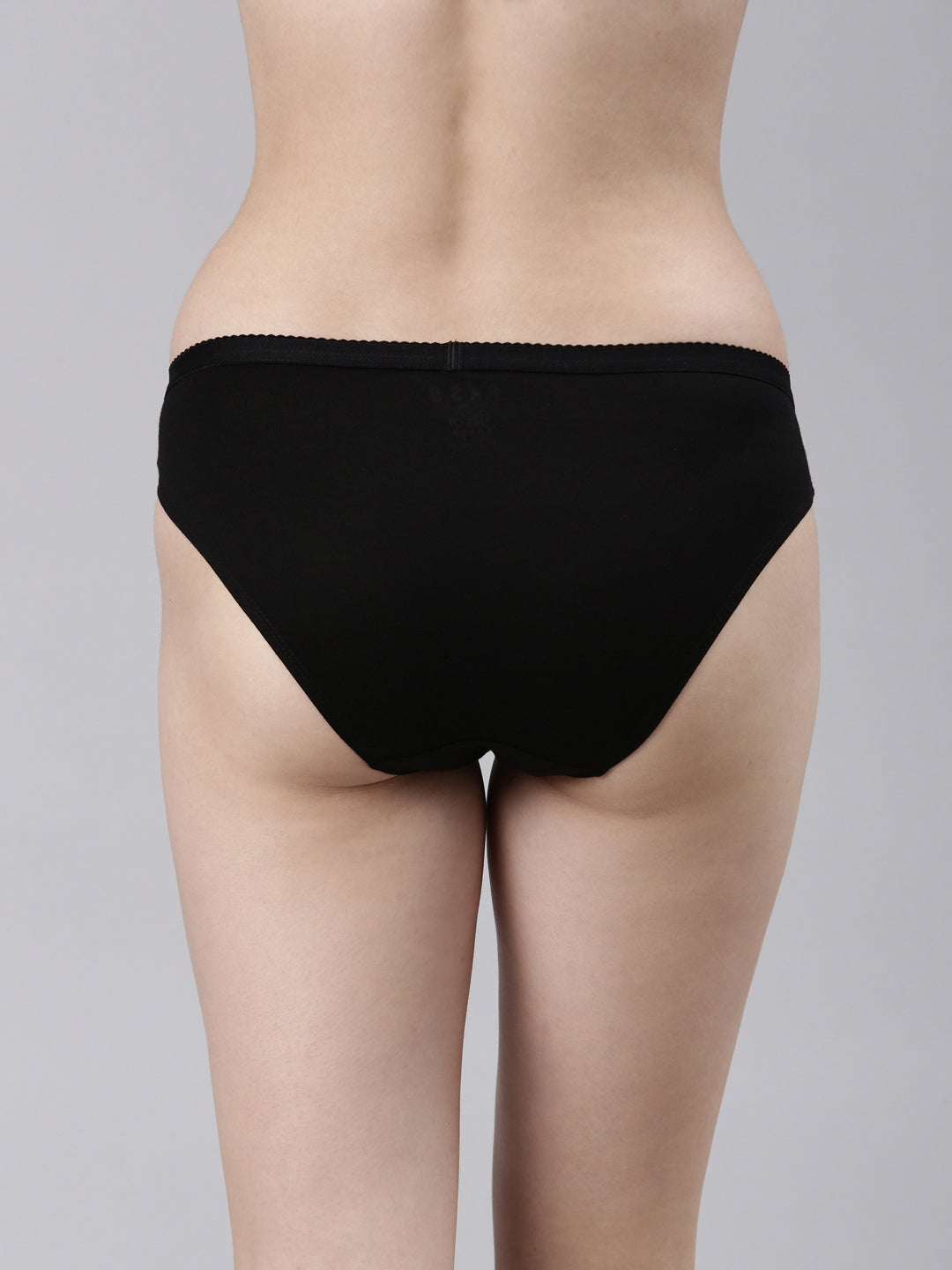 Faso Women's Cotton Outer Elastic Bikini (Pack of 2)