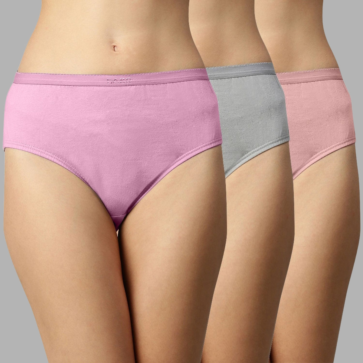 Faso Women's Outer Elastic Hipster (Pack of 3)