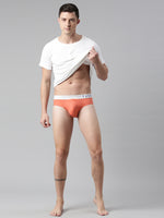 Faso Men's Cotton Metallic Elastic Brief