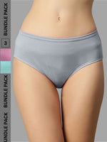 Faso Women's Cotton Inner Hipster (Pack of 3)