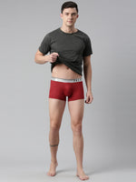 Faso Men's Cotton Modal Metalic Outer Elastic Trunk