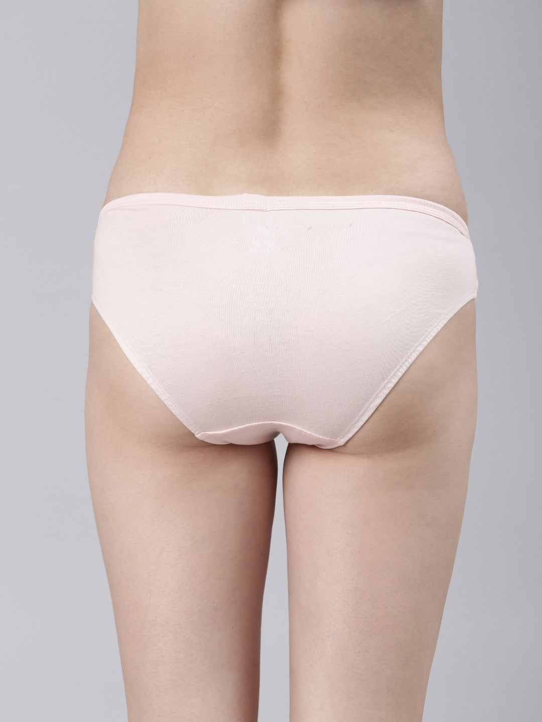 Faso Women's Cotton Inner Elastic Bikini (Pack of 2)