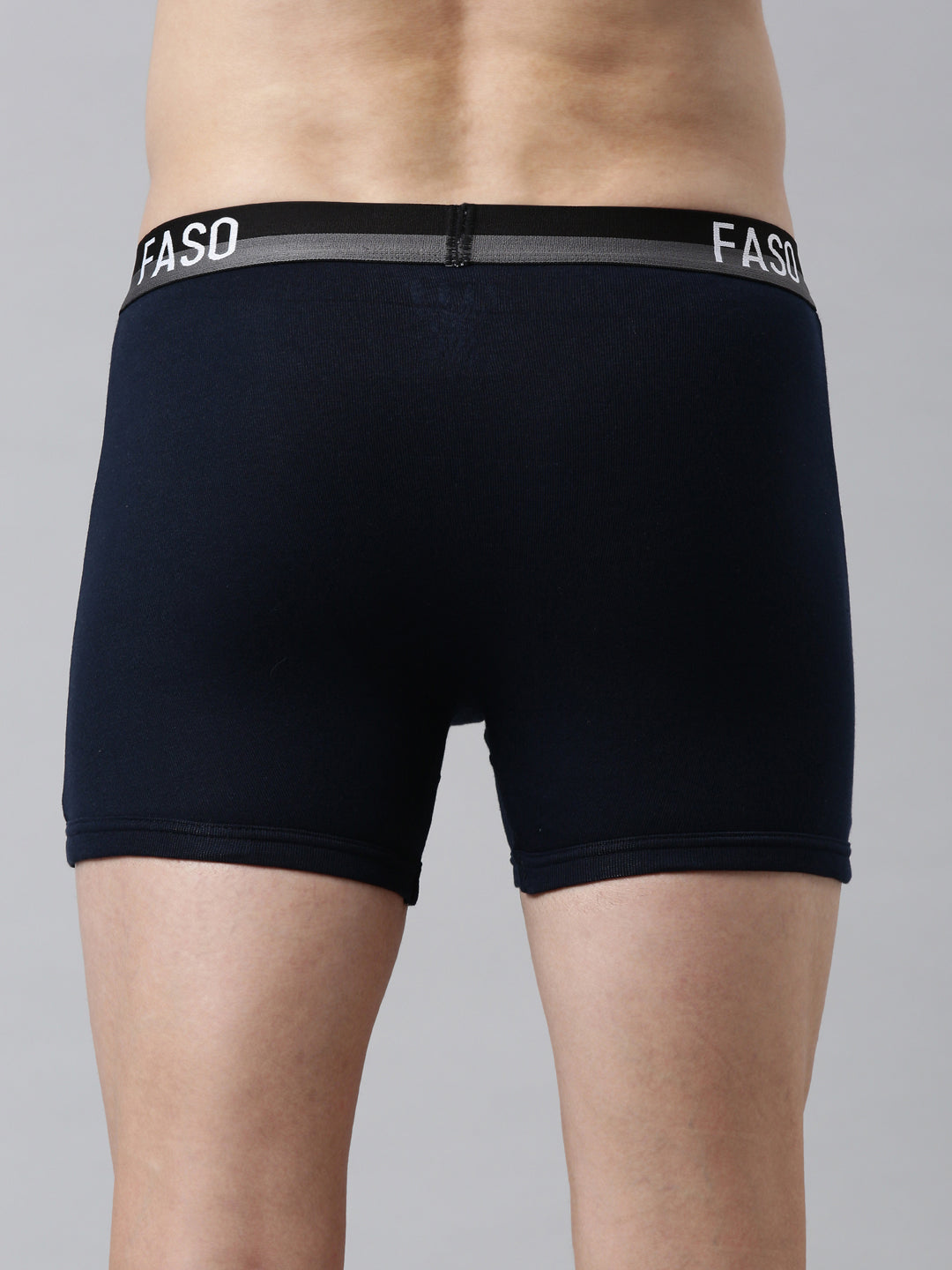 Faso Men's Cotton Outer Elastic Trunk (Pack of 2)