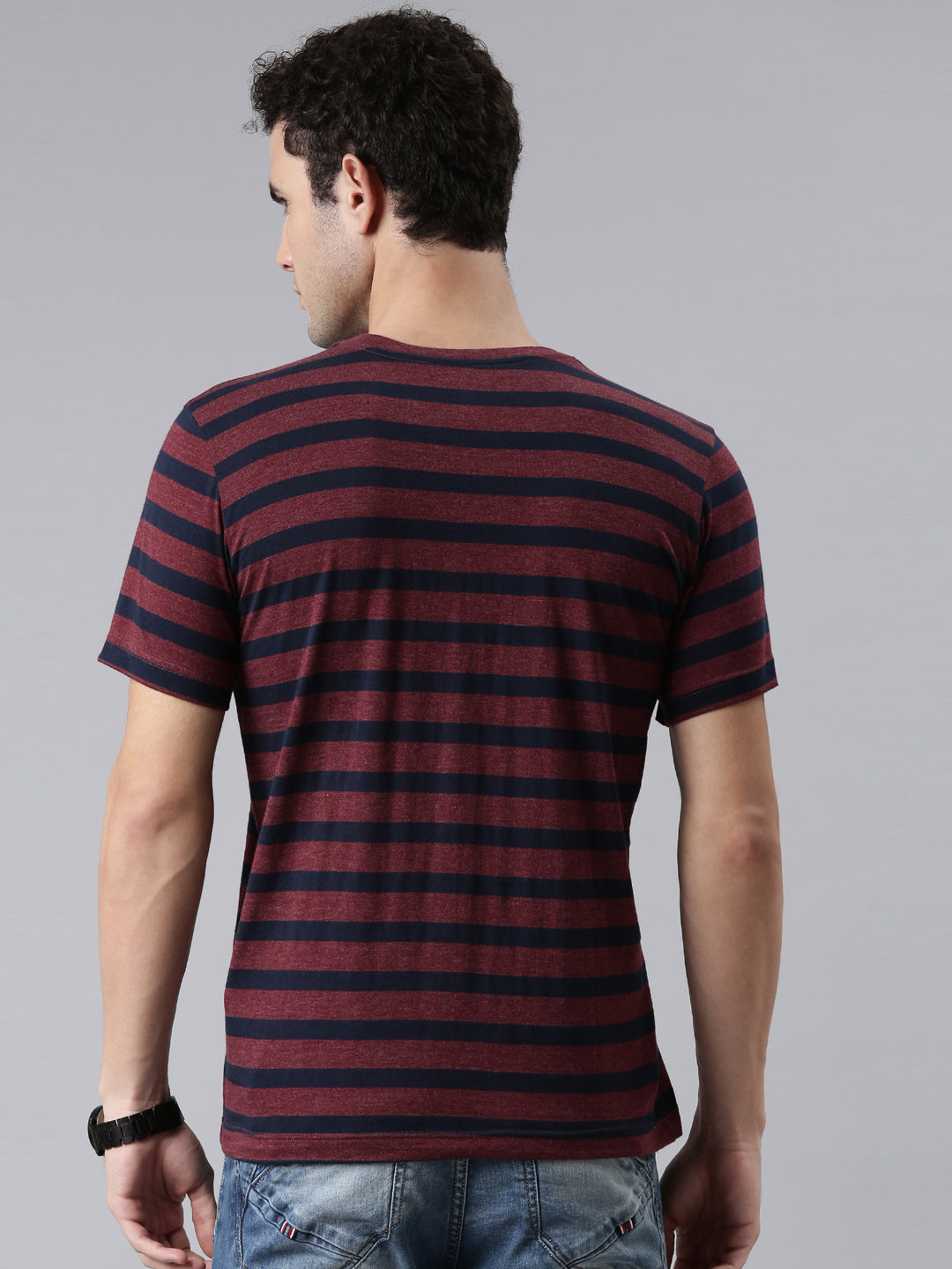 FASO Men’s Yarn Dyed Cotton T-Shirt