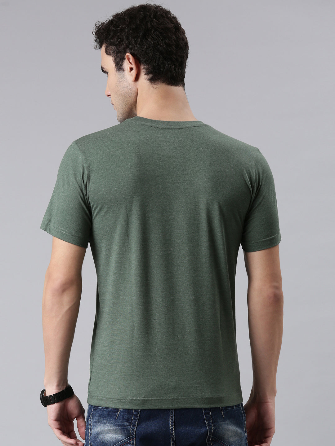FASO Men’s Cotton Crew Neck Casual T-Shirt