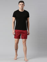 Faso Men's Cotton Printed Woven Boxer Shorts