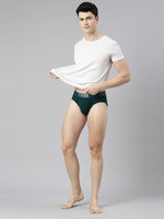 Faso Men's Printed Cotton Stretchable Brief