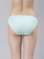 Faso Women's Cotton Inner Elastic Bikini (Pack of 2)