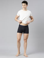 Faso Men's Cotton Outer Elastic All Over Print Trunk