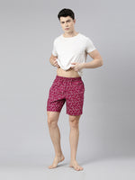 FASO Men’s Cotton Printed Shorts