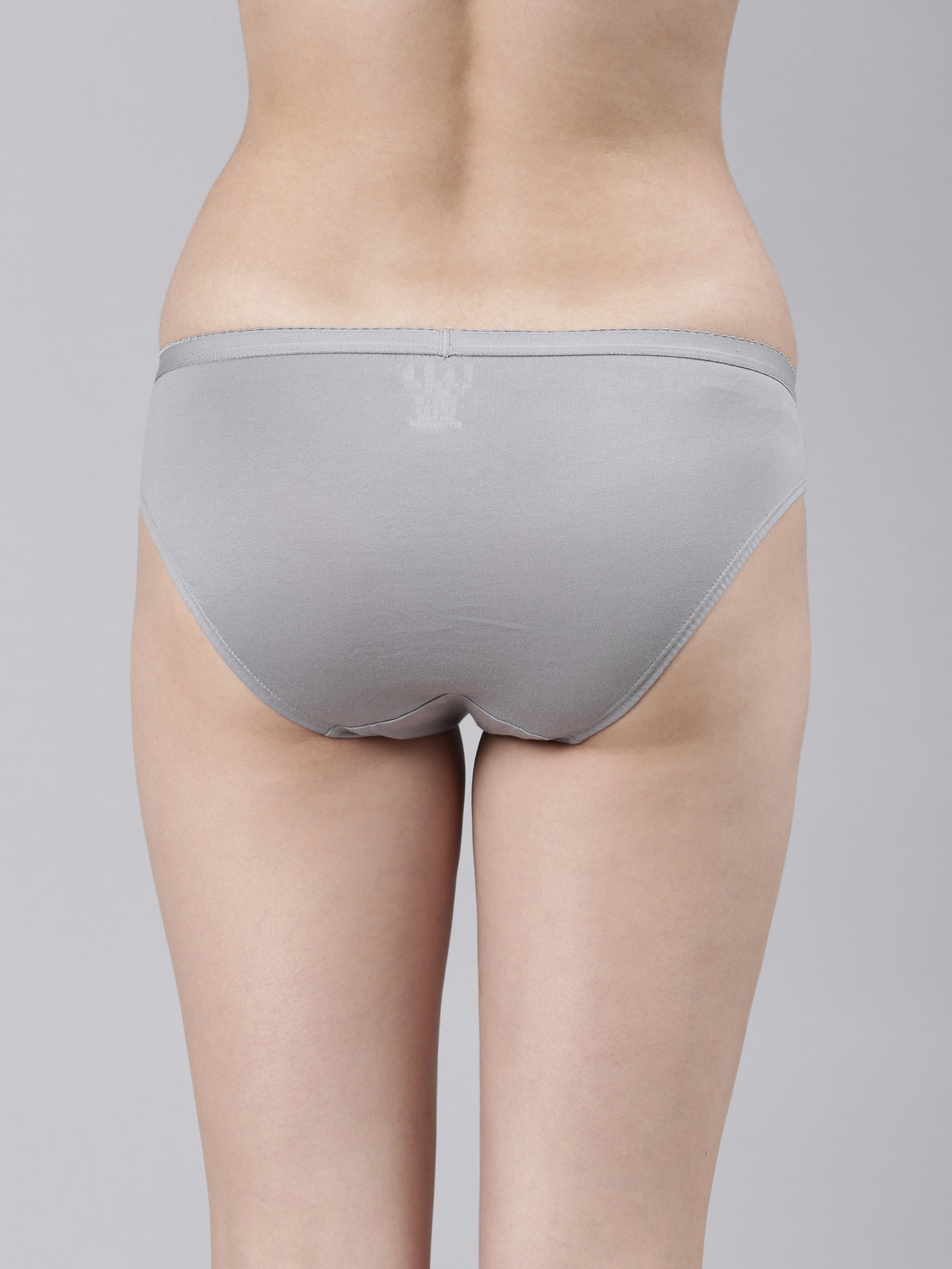 Faso Women's Cotton Outer Elastic Bikini (Pack of 3)