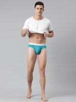 Faso Men's Cotton Metallic Elastic Brief