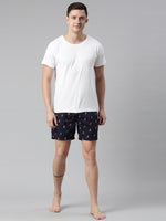 Faso Men's Cotton Printed Woven Boxer Shorts