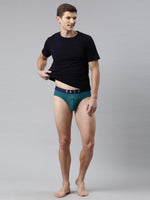 Faso Men's Printed Cotton Stretchable Brief