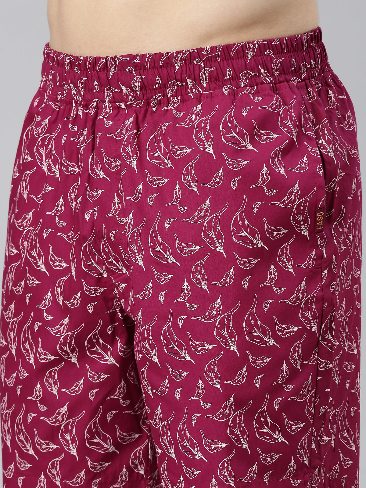 FASO Men’s Cotton Printed Shorts