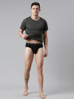 Faso Men's Cotton Outer Elastic Brief (Pack of 2)