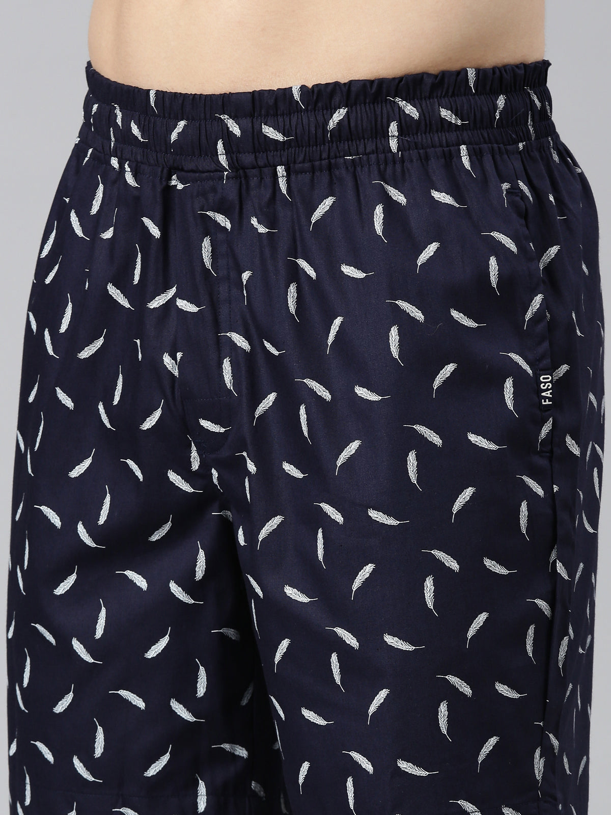 FASO Men’s Cotton Printed Shorts