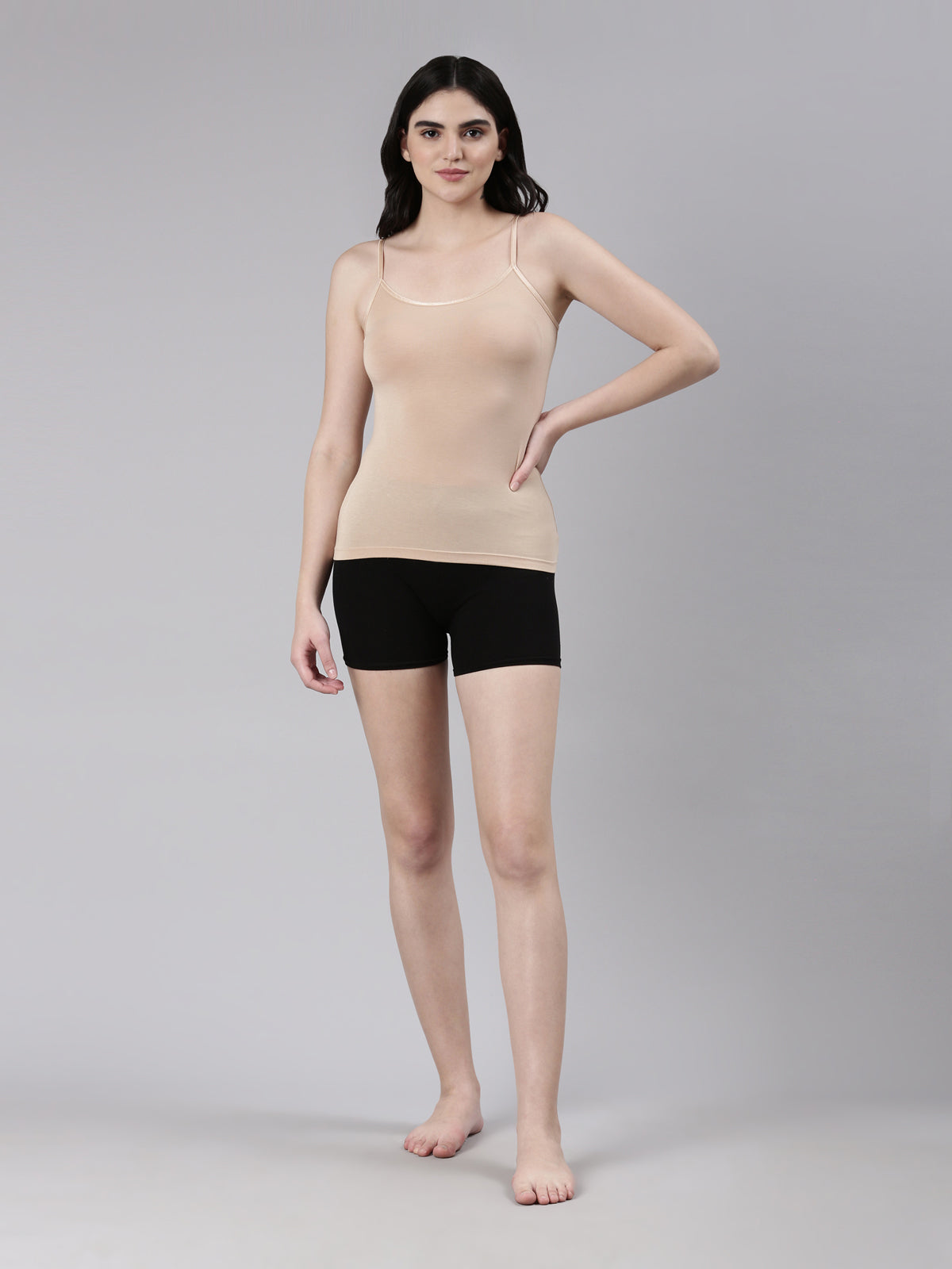 Faso Women's Cotton Stretch fabric Camisole
