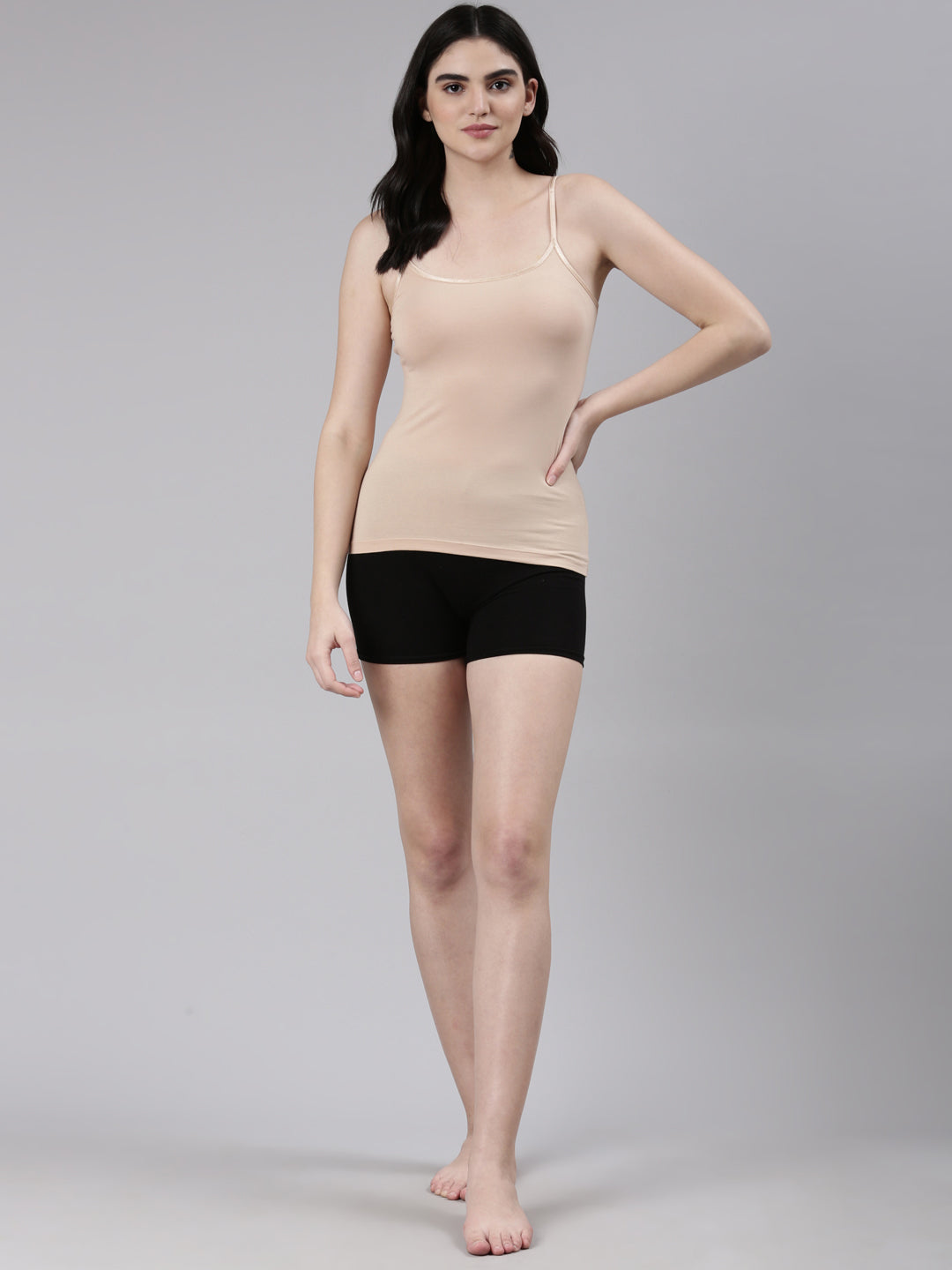 Faso Women's Cotton Stretch fabric Camisole