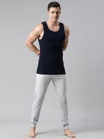 Faso Men's Cotton Rib Comfort Color Vest
