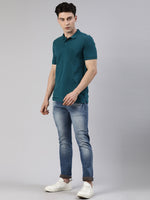 Faso Men's Cotton Polo T-shirt