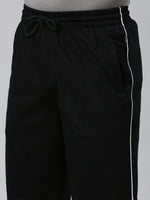 Faso Men's Cotton Side Seam Piping Bermuda Shorts