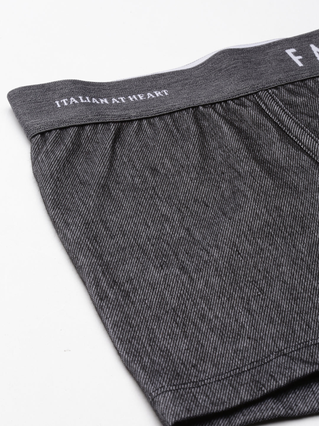 Faso Men's Cotton Denim Look Trunk