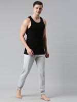 Faso Men's Cotton Rib Comfort Color Vest