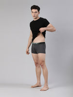 Faso Men's Cotton Neon Outer Elastic Trunk (Pack of 2)