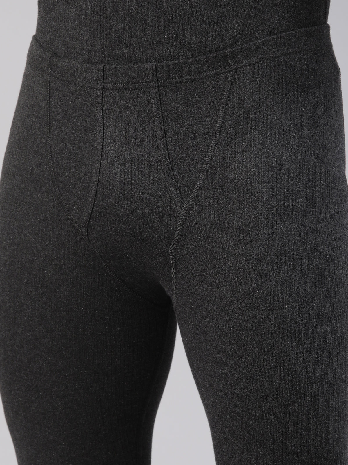 FASO Men’s Thermal Long Pants with Rib