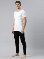 Faso Men's White Cotton RNS Vest (Pack of 2)