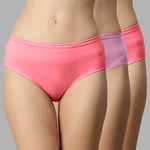 Faso Women's Cotton Inner Hipster (Pack of 3)