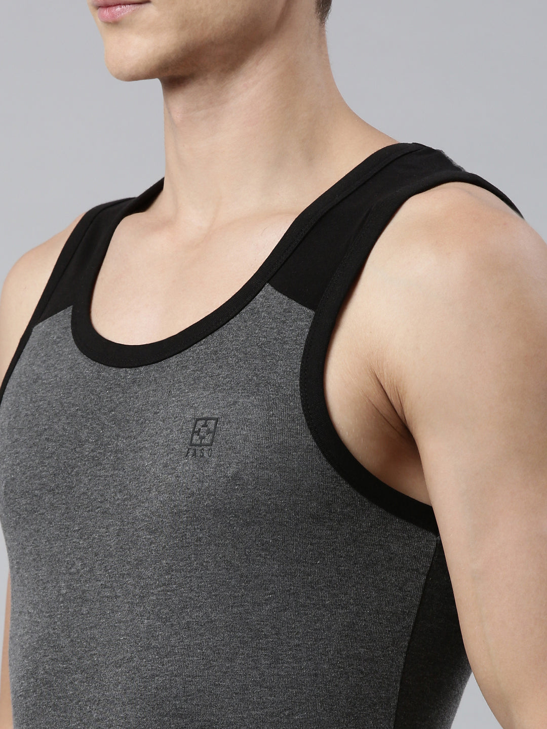 Faso Men's Cotton Color Vest