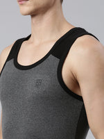 Faso Men's Cotton Color Vest