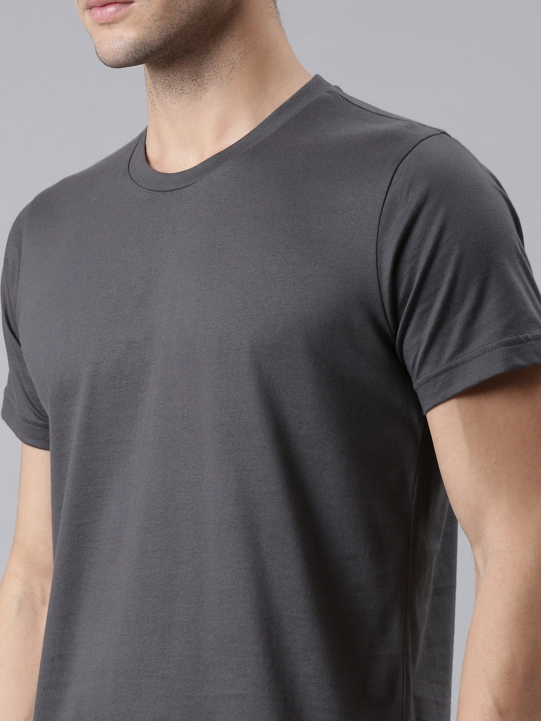 FASO Men’s Cotton Crew Neck Casual T-Shirt