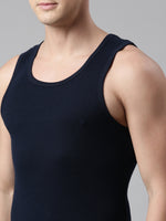 Faso Men's Cotton Rib Comfort Color Vest
