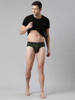 Faso Men's Cotton Outer Elastic Brief (Pack of 2)