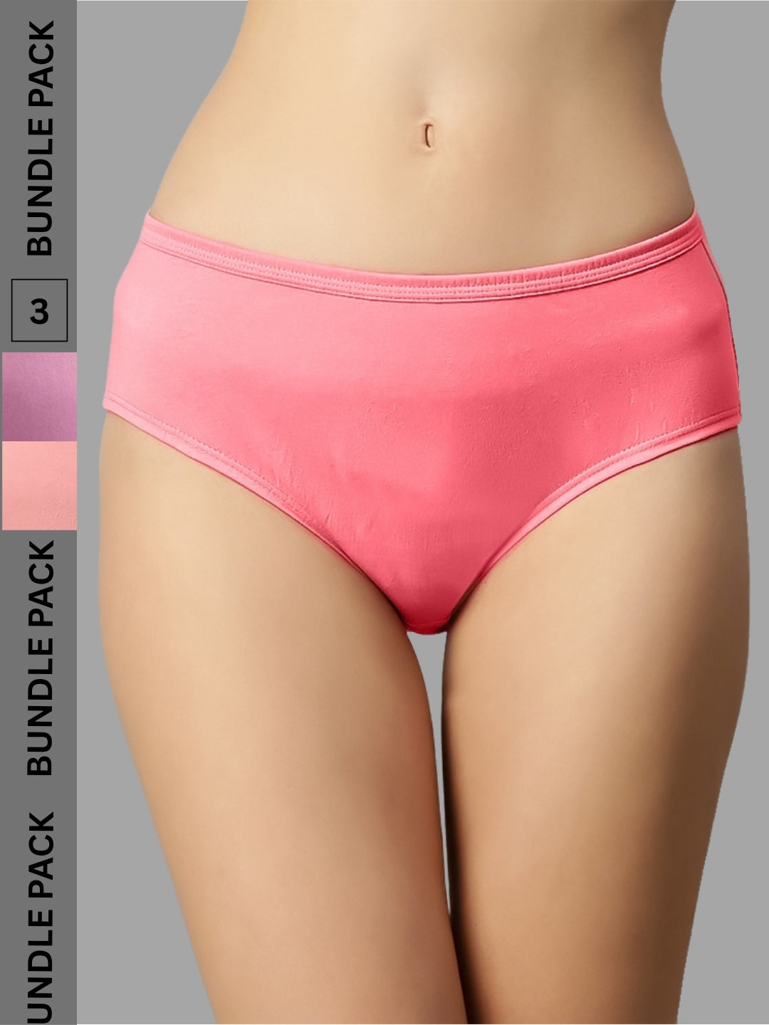 Faso Women's Cotton Inner Hipster (Pack of 3)