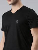 FASO Men’s Soft Cotton V-Neck T-Shirt