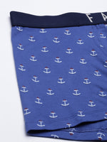 Faso Men's Cotton Stretch All Over Print Trunks