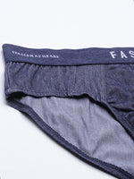 Faso Men's Cotton Denim Look Brief