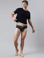 Faso Men's Cotton Outer Elastic Brief(Pack of 2)