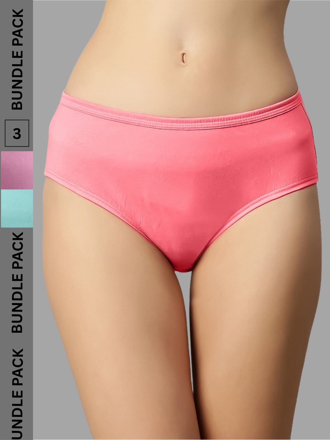 Faso Women's Cotton Inner Hipster (Pack of 3)