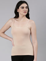 Faso Women's Cotton Stretch fabric Camisole