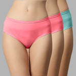 Faso Women's Cotton Inner Hipster (Pack of 3)